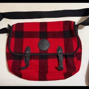 Duluth Pack Red and Black Plaid bag